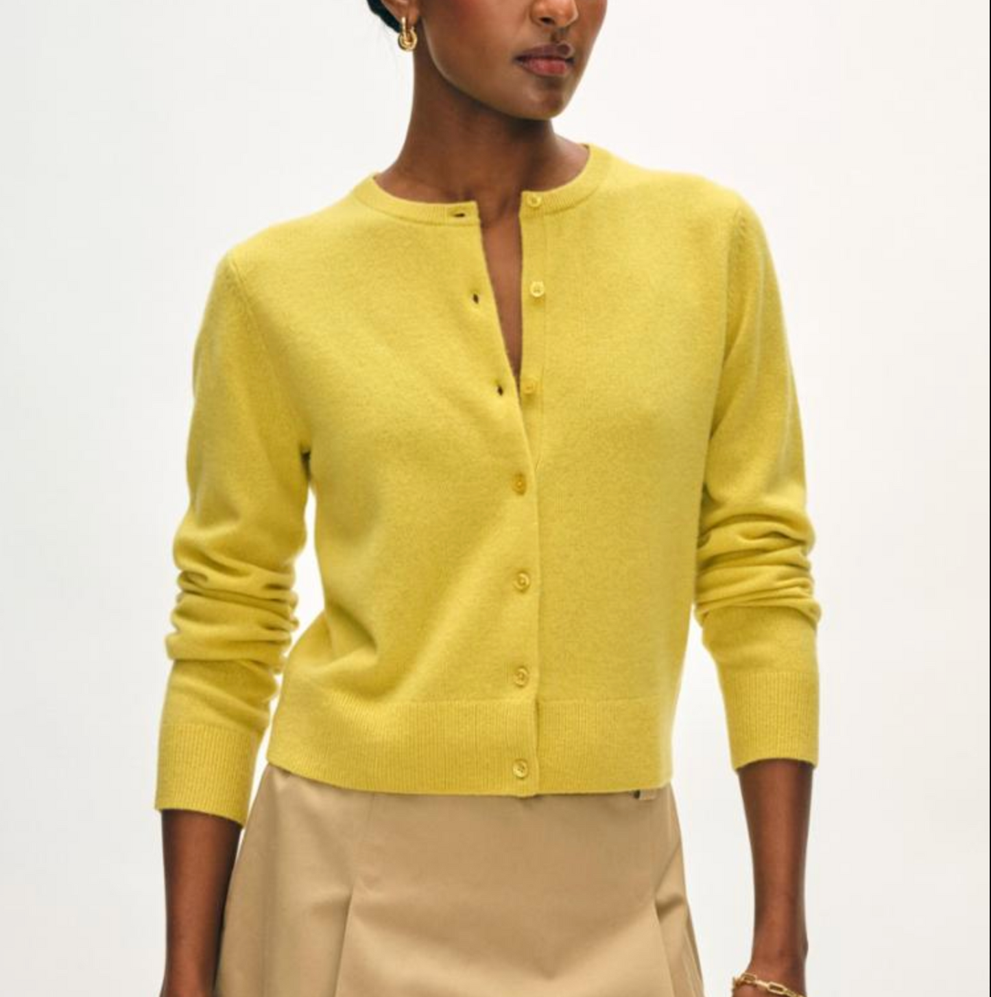 W+W Crewneck Cardigan