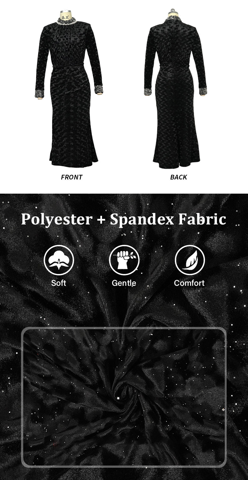 Dress Floral Heavy Pearls Rhinestone Tight Cocktail Breathable Women's